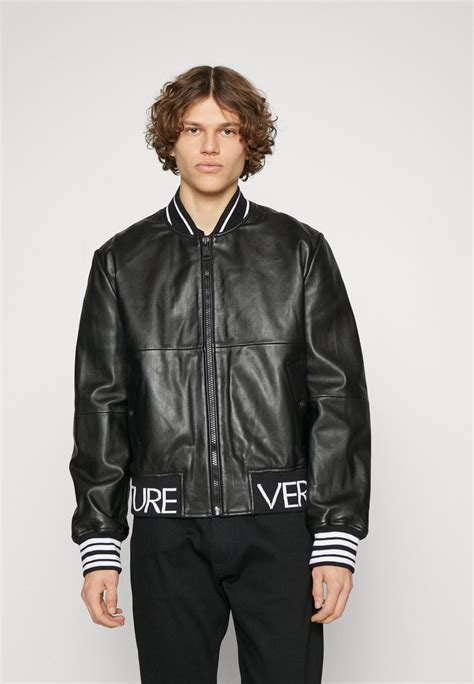 versace jeans couture herren lederjacke|Lederjacken für Herren von Versace Jeans Couture .